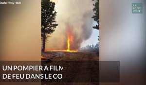 Une incroyable tornade de feu a jailli d'un incendie dans le Colorado