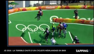 JO 2016 : L’énorme chute d’un cycliste néerlandais en BMX (Vidéo)