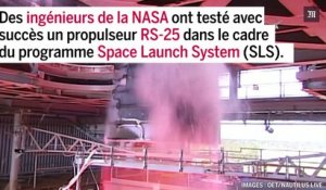 La Nasa teste un nouveau propulseur pour le Space Launch System