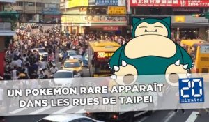 Mouvement de foule à Taïwan après l'apparition d'un Pokemon rare