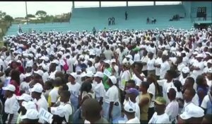 Gabon, La campagne électorale du candidat Ali Bongo au Nord