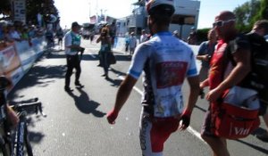 TPC 2016 - Nacer Bouhanni victime d'une grosse chute dans le sprint