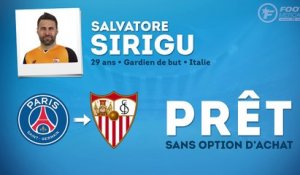 Officiel : Salvatore Sirigu prêté à Séville !