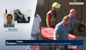 Italie : le centre du pays en partie ravagé par un séisme, plus de 73 morts