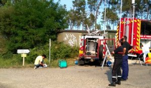 Incendie de 30 hectares à Mano (Landes) et Hostens (Gironde)