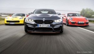 BMW M4 GTS contre Corvette Z06 et Porsche 911 GT3 RS : qui gagne ?