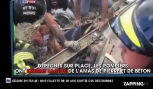 Séisme en Italie : Le sauvetage miraculeux d’une fillette restée bloqué 17 heures sous les décombres (Vidéo)