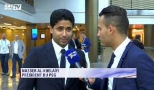 Nasser Al-Khelaïfi : "On veut essayer d'aller le plus loin, ça veut dire minimum demi-finale"