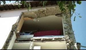 Italie: visite d'Accumoli, l'épicentre du séisme