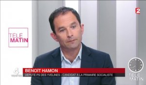 Benoît Hamon, invité politique de Caroline Roux.