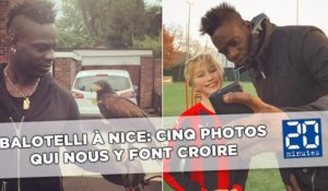 Balotelli à Nice: Cinq photos qui nous y font croire