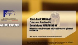 Audition de Jean-Paul VERNANT, Pr de médecine et Dominique MARANINCHI, Médecin cancérologue - cese
