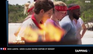 Koh-Lanta, l’île au trésor : Gros clash entre Sophie et Benoît (Vidéo)