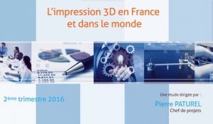 Alexandre Boulègue, L’impression 3D en France et dans le monde