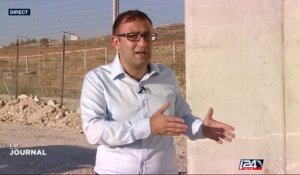 Israël construit un mur de pierre pour renforcer la frontière avec la Cisjordanie
