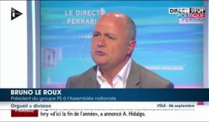 Bruno le Roux accuse Benoît Hamon et Arnaud Montebourg ‘’d’émietter’’ la gauche