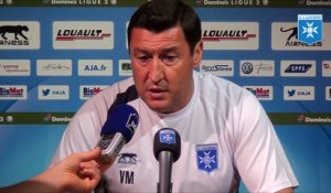 Viorel Moldovan avant AJ Auxerre - Sochaux