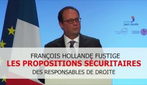 François Hollande fustige les propositions sécuritaires de Nicolas Sarkozy