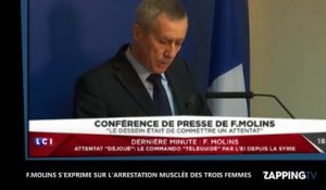François Molins s'exprime sur l'arrestation musclée des trois femmes après l'attentat déjoué (Vidéo)