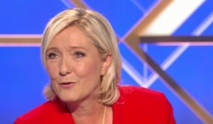 Marine Le Pen agacée par la remarque de Gilles Bouleau sur son "héritage"