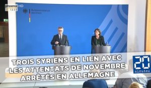 Trois Syriens en lien avec les attentats de novembre arrêtés en Allemagne