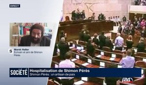 Marek Halter réagit à l'hospitalisation de Shimon Pérès