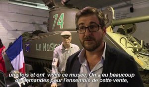 Normandie: une impressionnante collection de chars aux enchères