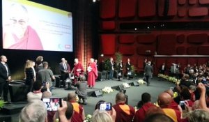 Le dalaï-lama à la rencontre de la jeunesse, à Strasbourg le 15 septembre