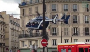 Un hélicoptère en plein Paris pour évacuer un CRS blessé
