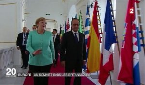 Europe : un sommet sans les Britanniques