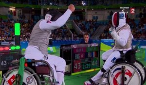 Jeux paralympiques : l'équipe de France masculine de fleuret arrache le bronze