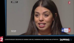 Hommage aux victimes des attentats : Le bouleversant discours de Yasmine émeut la France (Vidéo)
