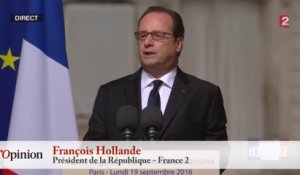 François Hollande: «Jamais notre pays n'avait été attaqué avec cette cruauté barbare»