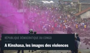 RDC : A Kinshasa, les images des violences.