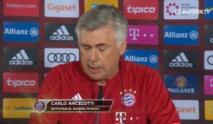 4e j. - Ancelotti : "Nous devrons être à 100% contre le Herta Berlin"