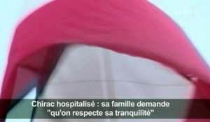 Jacques Chirac toujours hospitalisé à Paris