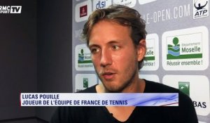 Lucas Pouille : "On est tombé sur une équipe de Croatie qui jouait très bien au tennis"