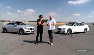 Comparatif - BMW M4 Compétition vs Mercedes AMG C63 Coupé : machines à plaisir