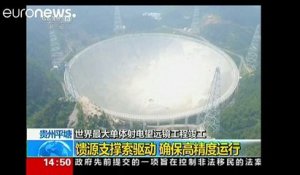 Le plus puissant radiotélescope du monde entre en service en Chine
