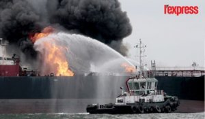 Un pétrolier brûle pendant 24 heures dans le golfe du Mexique