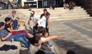 Une audition de théâtre en plein air