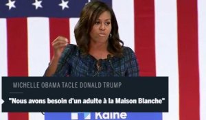 Michelle Obama tacle Trump :  «  nous avons besoin d’un adulte à la Maison Blanche »