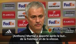 Groupe A - Mourinho : ''Martial… une présence positive''