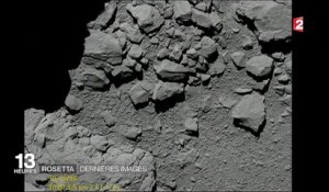 Fin de mission pour la sonde Rosetta