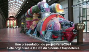 Thomas Bach, président du CIO, découvre le projet Paris-2024