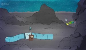 Rosetta : la fin de son épopée racontée en dessin animé
