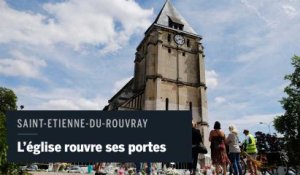 L'église de Saint-Etienne-du-Rouvray rouvre ses portes deux mois après l'attentat