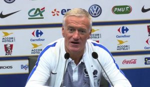 Qualifs CM 2018 - Bleus:  conférence de presse de Didier Deschamps