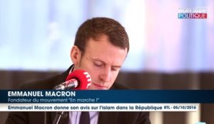 Emmanuel Macron : "L’islam est compatible avec la République"