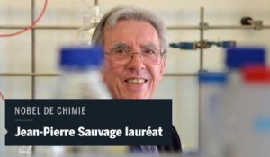 Jean-Pierre Sauvage s'exprime après avoir obtenu le prix Nobel de chimie